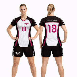 ชุดวอลเลย์บอลแบบกำหนดเองปี 2026 สำหรับผู้ชายและผู้หญิง เสื้อและกางเกงขาสั้นแบบซับลิเมชั่น ชุดทีมพร้อมหมายเลขส่วนตัว ชุดกีฬาสโมสร - Product Image 5