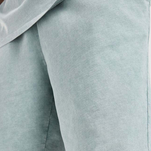 Shorts de survêtement en molleton épais 100 % coton pour homme, tailles XS et plus, impression DTG personnalisée, vente en gros, motif acide, maille - Product Image 5