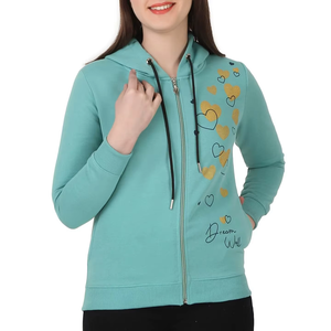 <b>Top</b> Trendy Low Price Wholesale Customizable <b>Women's</b> Breathable <b>Zip</b> <b>Up</b> Hoodie OEM Custom Design Wholesale Premium Quality Fashion - Product Image 1