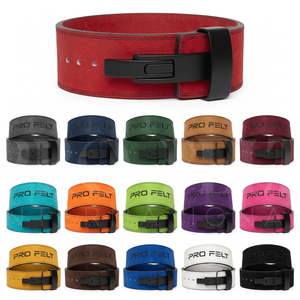 100% High Quality Custom Lever Buckle Weightlifting Heavy Duty Genuine Leather Powerlifting Gym Training Support <b>Belt</b> For Unisex - Product Image 1