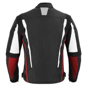 Traje de carreras textil impermeable con diseño personalizado cómodo para motocicletas y carreras de autos con chaqueta y pantalón blindados - Product Image 3