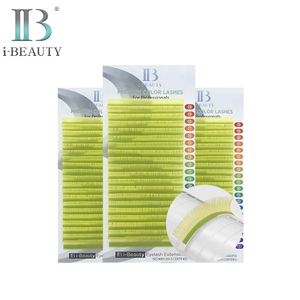 i-Beauty ต่อขนตา - ขนตาสีพรีเมียม Ib (สีเหลือง) ขนตาเส้นต่อเส้น คุณภาพสูงจากเกาหลีใต้ ขนตาสีสันสดใส - Product Image 1