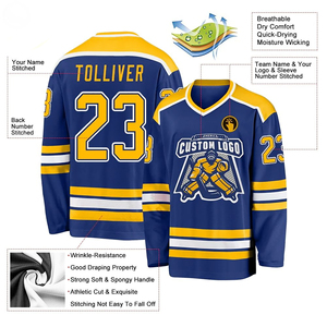 Proveedor de Camisetas Ligeras para Equipos de Hockey sobre Hielo, Camiseta de Hockey sobre Hielo Personalizada, Fábrica de Uniformes Deportivos, Camiseta de Hockey sobre Hielo - Product Image 4
