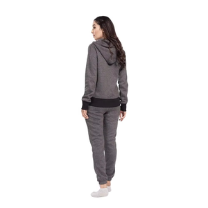 Ensemble de survêtement deux pièces pour femmes, vêtements de sport personnalisables avec logo, tenue de fitness pour la gym, fournisseur OEM ODM de vêtements de sport sous marque privée - Product Image 2