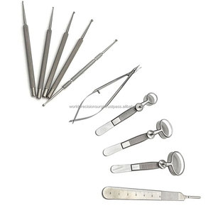 Juego de Curetas para Calázion de Primera Calidad, Kit de Instrumentos de Cirugía Oftálmica, Curetas Quirúrgicas Oculares de Titanio y Acero Inoxidable Reutilizables, CE ENT - Product Image 4