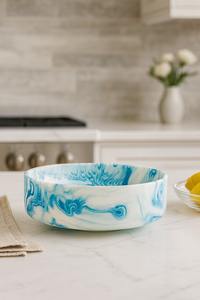 Cuenco decorativo moderno de resina epoxi para una elegante disposición de mesa que agrega una belleza única con un patrón de resina. - Product Image 4