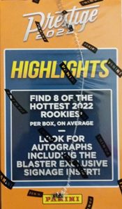 Caja de tarjetas coleccionables Panini Prestige NFL Football Blaster 2022 (66 tarjetas/caja) Busca tarjetas Blaster Exclusive Diamond Parallel y tarjetas de novatos. - Product Image 3