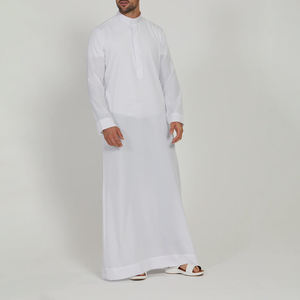 Ropa Islámica Premium, Venta al Por Mayor Personalizada, Thobes para Hombre de Alta Calidad, Transpirables, Ligeros, de Poliéster, para Uso Casual de Verano, Talla Adulto - Product Image 4