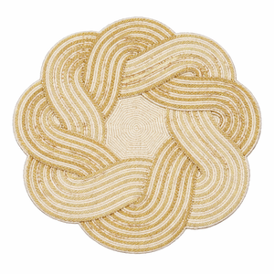 Elegante Salvamantel Clásico Bordado a Mano con Cuentas de 5mm, Reutilizable, para Eventos Festivos, Hogar, Alta Calidad, Diseño Floral, para Mesa de Comedor - Product Image 6