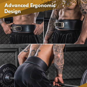 Cinturón de Levantamiento de Pesas de Cuero Duradero para Hombres y Mujeres, Fabricante de Cinturones de Powerlifting para Gimnasio - Product Image 3