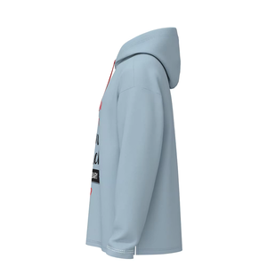 Sudadera con Capucha Azul Claro de San Valentín, Sudadera con Estampado de Te Amo Hasta la Luna, Sudadera con Capucha para Parejas, Regalo, Algodón, Felpa Francesa - Product Image 4