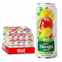 Vinut 100% Gearomatiseerde Suikervrije Sapdrank 500Ml Blikje Met Pulp Oem/Odm Private Label Gratis Monster Van Vietnam