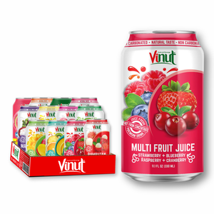 Mangue 330ml Jus Boisson 24 canettes carton peut Sans Sucre OEM ODM Marque Privée Échantillon Gratuit Usine Prix Qualité Exportation - Product Image 1