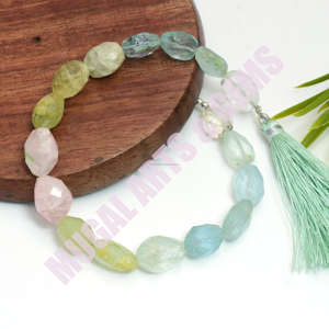 ลูกปัดหินอัญมณีรูปทรงกลมขนาด8นิ้วเส้นใยที่สวยงามขนาด6x7 10x13.5มม. สำหรับทำเครื่องประดับ - Product Image 4