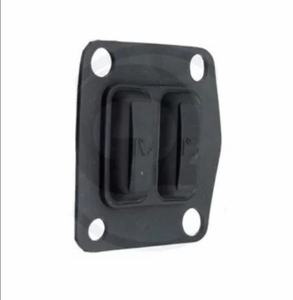 JD Tractor L169912 - <b>Black</b> Rubber Hydraulic Mounting <b>Bracket</b> with Four Holes for Tractor Use Wrapping Lifting Rubber - Product Image 2