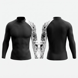 เสื้อว่ายน้ำกันน้ำซึมซับเหงื่อ UPF 50+ ป้องกันแสงแดด แห้งเร็ว - Product Image 4