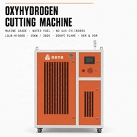 Machine de découpe oxyhydrogène marine LQJN H10000 35KW, coupe-tuyaux à flamme aqueuse 2mm pour la construction navale et offshore, vente en gros