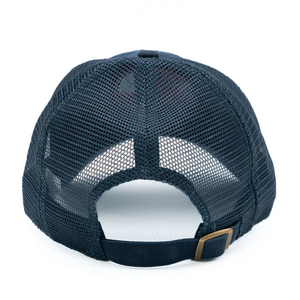 Gorra Trucker de Lona Azul Personalizada 2026, Unisex, Ajustable, de 6 Paneles, Casual, Transpirable, con Bordado Frontal OEM - Product Image 3