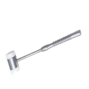 Marteau chirurgical manuel double face pour interventions orthopédiques et dentaires, tête en nylon remplaçable, matériau en acier inoxydable, certifié CE - Product Image 2