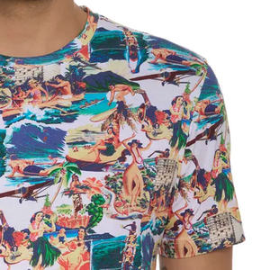 T-shirts en coton pur entièrement personnalisables, manches courtes, col rond, impression par sublimation personnalisée, t-shirts pour hommes, AI-TS-17 - Product Image 5