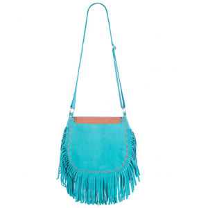 การออกแบบที่เป็นนกในรูปแบบที่สวยงามทำด้วยมือประดับด้วยกระดุมเงินที่หลากหลายบนแผ่นหนังวัวเพ้นท์ด้วยมือ - Product Image 5