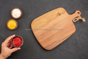 Planche à découper rustique en bois massif pour la créativité culinaire Toile spacieuse pour diverses utilisations - Product Image 3