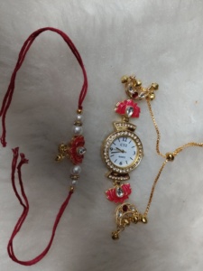 Premium Quality Rakhi For Rakshabandhan Festival Rakhi Combo For Brother And <b>Sister</b> Kashmiri Watch Rakhi Combo Manufacturers - Product Image 1