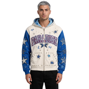 Cosmic Nebula Sweat à capuche en molleton peigné à motif marbré, graphisme typographique délavé à l'acide, style vintage, épaules tombantes, pour le quotidien et le skate - Product Image 3