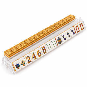 Jeu de tuiles de Mahjong américain de qualité supérieure, thème égyptien, en acrylique, 160 pièces, pour quatre joueurs, idéal pour les centres communautaires - Product Image 6