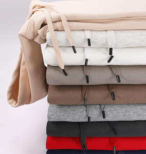 Sweat-shirts et hoodies pour hommes en molleton épais 100% coton uni, coupe ample, épaules tombantes, impression personnalisée du logo - Product Image 4