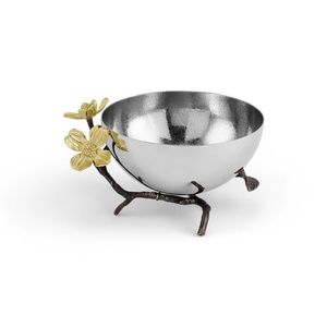 Bol à fruits en aluminium, centre de table moderne, luxe décoratif, or, écologique, durable, 2026 Saleem International - Product Image 3