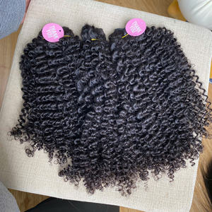 Cheveux Remy à cuticules alignées, bruts du Cambodge, en gros, mèches de cheveux à trame fine, pointes doublement tirées, 100% cheveux humains vierges non traités - Product Image 5