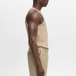 Débardeur Homme Tendance Personnalisé avec Logo – Coton Sans Manches pour Gym, Entraînement, Fitness – Confortable et Idéal pour l'Été – Vêtement de Sport en Gros - Product Image 4