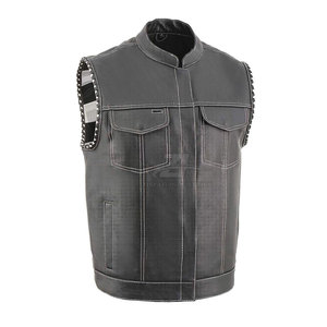 Chaleco de Cuero Ligero y Transpirable al por Mayor, Chaleco de Cuero para Hombre con Servicio OEM a Precio Económico y Alta Demanda - Product Image 4