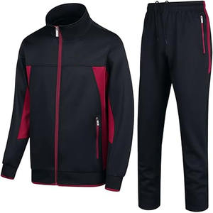 Ensemble de survêtement automne-hiver 2 pièces, sweat à capuche et pantalon de jogging en coton épais, écologique, mode masculine, téléchargé par Dress Sports - Product Image 1