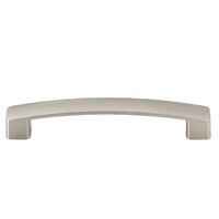 Poignées de meubles modernes en alliage de zinc, finitions nickel brossé/bronze huilé pour armoires de cuisine et villas extérieures