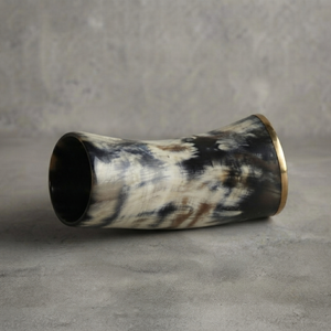 Buffalo Horn Eco-Friendly Handmade Horn <b>Glass</b> Drinking Cup <b>Tankard</b> Ale <b>Beer</b> Goblet Mead Tumbler Stein Wine Barware Natural - Product Image 3