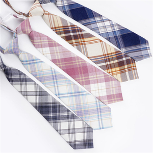 Cravate à fermeture éclair pour garçons, à carreaux, pré-nouée, avec sangle réglable, pour uniformes scolaires et remises de diplômes - Product Image 5