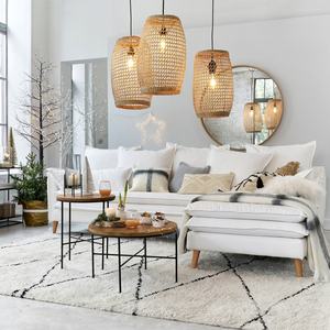 Meilleur choix d'abat-jour en jonc de mer naturel, abat-jour suspendu tissé à la main, décoration écologique pour la maison - Product Image 4