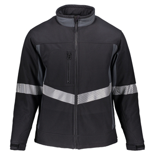 Vêtements de mode urbaine pour hommes, vestes à manches longues, qualité supérieure, col montant, fermeture éclair, veste softshell - Product Image 2