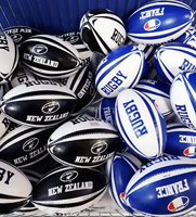 Mini ballon de rugby à thème autochtone Marchandise imprimée entièrement colorée