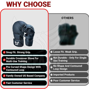 ถุงมือฝึกซ้อม MMA ออกแบบเอง ผลิตในปากีสถาน คุณภาพสูง ปลอดภัยต่อมือ - Product Image 4