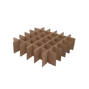 Carton box partition-Custom Brown Cheap Corrugated Insert Divider Cardboard Box Divider good price