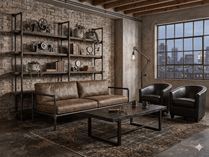 Industrial Black Herringbone Coffee Table <b>Small</b> Modern <b>Sofa</b> Table Coffee Table Set Living Room Furniture Dining Room Furniture - Product Image 6