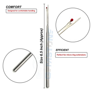 Professional Stainless Steel Hair Extension <b>Pliers</b> | Durable & Reusable Thread Cutter for Wig Making Hair Weft Stitch Removal - Product Image 3