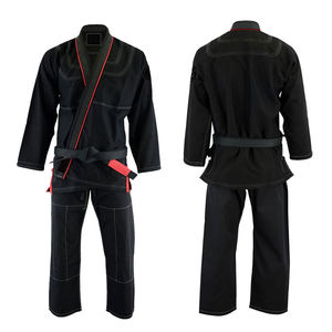 Kimono d'entraînement en coton 100% pour hommes, de qualité supérieure, avec logo personnalisé, pour arts martiaux, karaté, jiu-jitsu, extensible, léger et respirant - Product Image 6