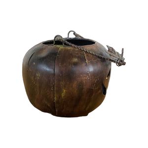 งานฝีมือ โคมไฟฟักทอง ขวดเทียนโลหะ วินเทจ ของตกแต่งฮาโลวีน ที่ใส่เทียน โคมไฟ ขวดโหล ดีไซน์ผี - Product Image 1