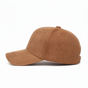 Gorra de Béisbol de Pana Lisa de 6 Paneles con Logotipo Personalizado OEM para Hombre y Mujer, de Alta Calidad, con Visera Curva, de Fabricante Vietnamita - Product Image 3