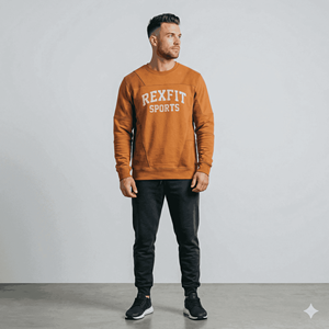 Custom <b>Men's</b> 100% Cotton Winter Fleece Sweatshirt Thermal Print O-neck Long Sleeves <b>Pullover</b> <b>Men</b> Casual Sweatshirts OEM Service - Product Image 6