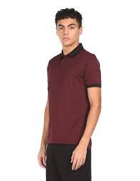Polo décontracté pour homme avec col contrastant |   Uniforme de personnel bicolore bordeaux et anthracite |   Polo d'entreprise en maille piqué de qualité supérieure - Product Image 2